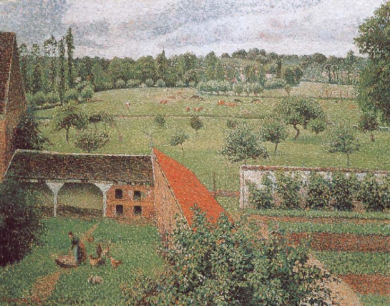 Camille Pissarro scenery out the window Germany oil painting art